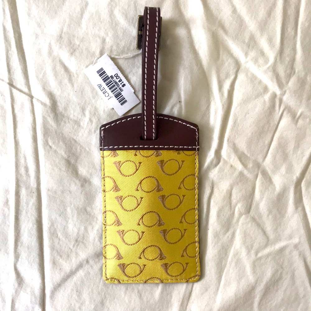 J.Crew Tie Silk Luggage Tag